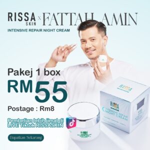 Pakej 1 Botol - Rissa Skin Night Cream