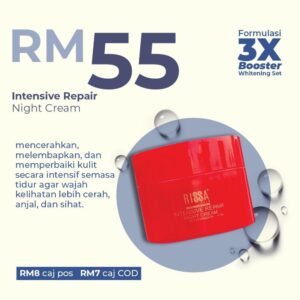 Night Cream New Formula 3x Booster Whitening