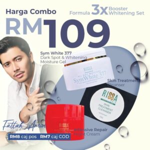 Set Combo Formula 3x Booster Whitening Set