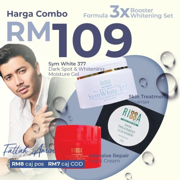 Set Combo Formula 3x Booster Whitening Set